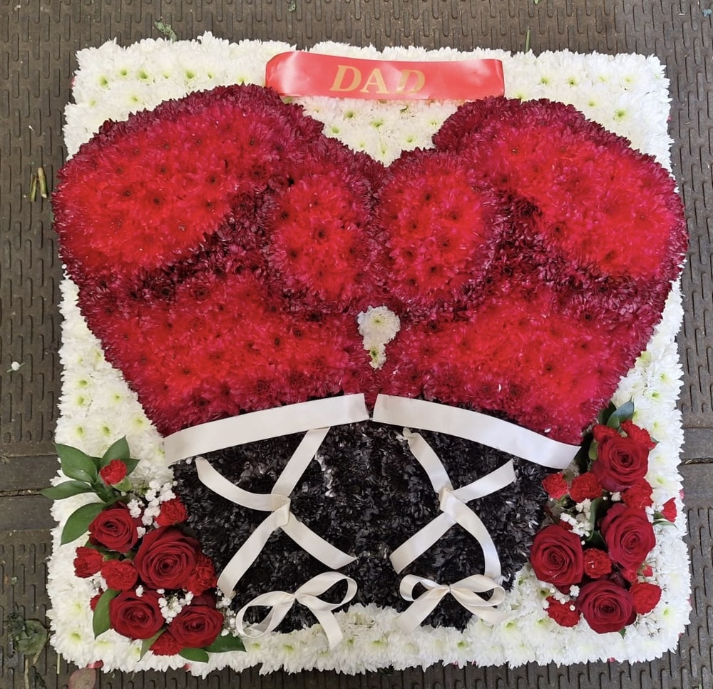 Boxing Gloves Funeral Tribute