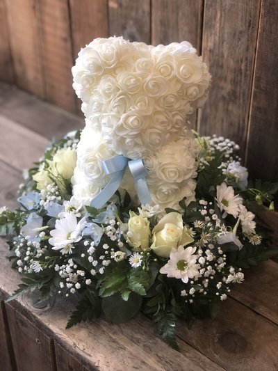 Rose Bear on Posy Pad 